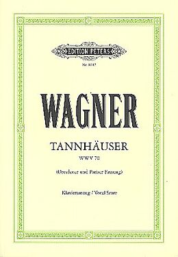 Richard Wagner Notenblätter Tannhäuser WWV70
