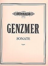Harald Genzmer Notenblätter Sonate