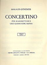 Harald Genzmer Notenblätter Concertino