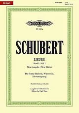 Franz Schubert Notenblätter Lieder Band 1
