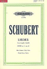 Franz Schubert Notenblätter Lieder Band 2