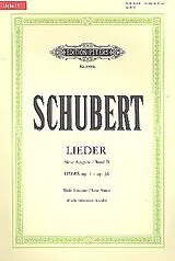Franz Schubert Notenblätter Lieder Band 2