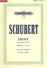 Franz Schubert Notenblätter Lieder Band 3 op.37 bis op.80