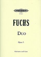 Georg Friedrich Fuchs Notenblätter Duo op.5