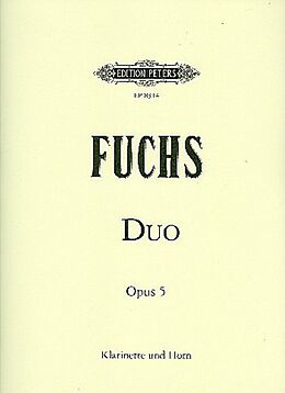 Georg Friedrich Fuchs Notenblätter Duo op.5