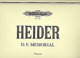 Werner Heider Notenblätter D. E. Memorial Duke Ellington zum Gedenken
