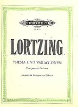 Albert Lortzing Notenblätter Thema und Variationen