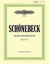 Carl Siegesmund Schoenebeck Notenblätter Duos concertantes op.12,1-3