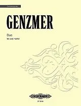 Harald Genzmer Notenblätter Duo