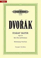 Antonin Leopold Dvorak Notenblätter Stabat Mater op.58