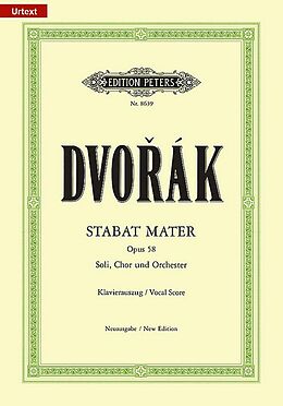 Antonin Leopold Dvorak Notenblätter Stabat Mater op.58