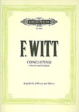 Friedrich Witt Notenblätter Concertino für 2 Hörner und Orchester