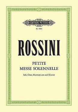Gioacchino Rossini Notenblätter Petite messe solennelle
