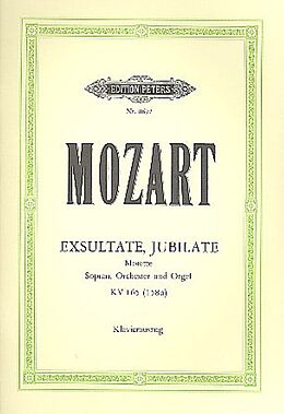 Wolfgang Amadeus Mozart Notenblätter Exsultate jubilate KV165