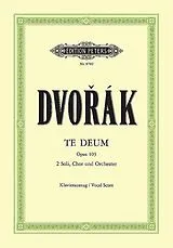 Antonin Leopold Dvorak Notenblätter Te Deum op.103