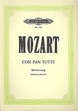 Wolfgang Amadeus Mozart Notenblätter Cosi fan tutte