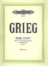 Edvard Hagerup Grieg Notenblätter Peer Gynt op.23