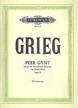 Edvard Hagerup Grieg Notenblätter Peer Gynt op.23