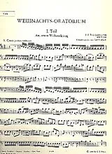 Johann Sebastian Bach Notenblätter Weihnachtsoratorium BWV248