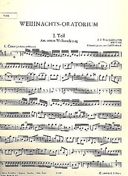 Johann Sebastian Bach Notenblätter Weihnachtsoratorium BWV248