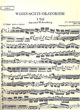 Johann Sebastian Bach Notenblätter Weihnachtsoratorium BWV248