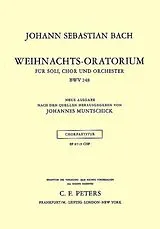 Johann Sebastian Bach Notenblätter Weihnachtsoratorium BWV248