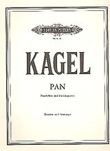 Mauricio Kagel Notenblätter Pan