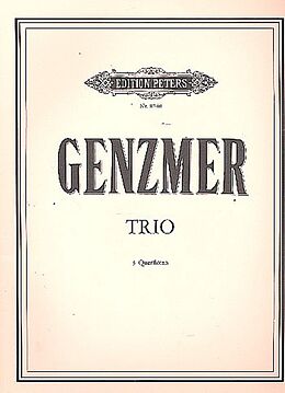 Harald Genzmer Notenblätter Trio
