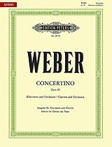 Carl Maria von Weber Notenblätter Concertino op.26