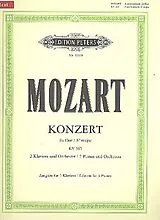 Wolfgang Amadeus Mozart Notenblätter Konzert Es-Dur KV365 für 2 Klaviere und Orchester