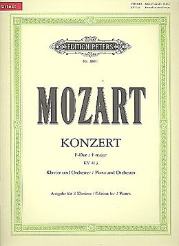 Wolfgang Amadeus Mozart Notenblätter Konzert Nr.11 F-Dur KV413