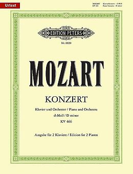 Wolfgang Amadeus Mozart Notenblätter Konzert Nr.20 d-Moll KV466