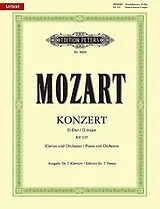 Wolfgang Amadeus Mozart Notenblätter Konzert D-Dur KV537 für Klavier und Orchester