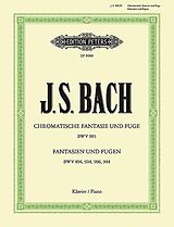 Johann Sebastian Bach Notenblätter Fantasien und Fugen