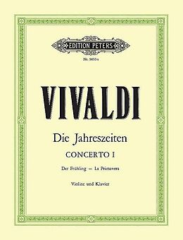 Antonio Vivaldi Notenblätter Konzert E-Dur op.8,1 für Violine und Streicher