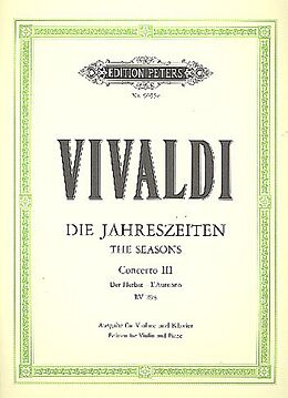 Antonio Vivaldi Notenblätter Konzert F-Dur RV293 für Violine und Streicher