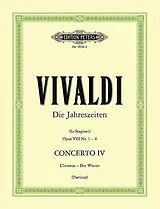 Antonio Vivaldi Notenblätter Konzert f-Moll op.8,4 RV297, PV442, F I-25 Der Winter