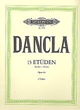 Jean Baptiste Charles Dancla Notenblätter 15 Etüden op.68