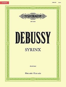 Claude Debussy Notenblätter Syrinx (1912)