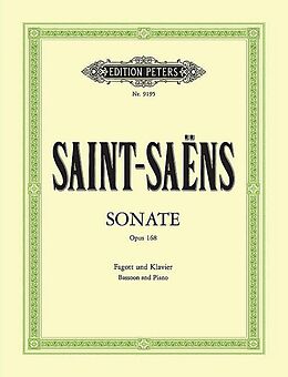 Camille Saint-Saens Notenblätter Sonate op.168