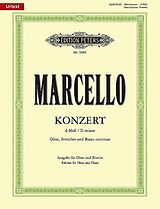 Alessandro Marcello Notenblätter Konzert d-Moll für Oboe und Streicher