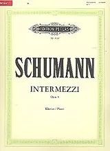 Robert Schumann Notenblätter Intermezzi op.4