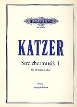 Georg Katzer Notenblätter Streichermusik 1 (1971)