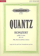 Johann Joachim Quantz Notenblätter Konzert g-Moll QV5-193