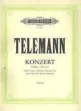 Georg Philipp Telemann Notenblätter Konzert D-Dur
