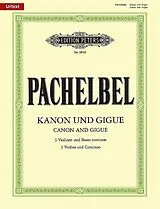 Johann Pachelbel Notenblätter Kanon und Gigue