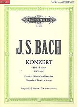 Johann Sebastian Bach Notenblätter Konzert f-Moll BWV1056 für Cembalo und Streichorchester