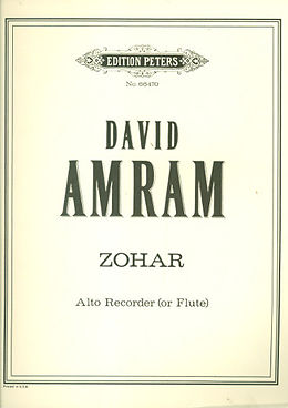 David Amram Notenblätter Zohar