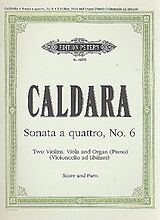 Antonio Caldara Notenblätter Sonata à quattro Nr.6