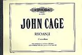 John Cage Notenblätter Ryoanji